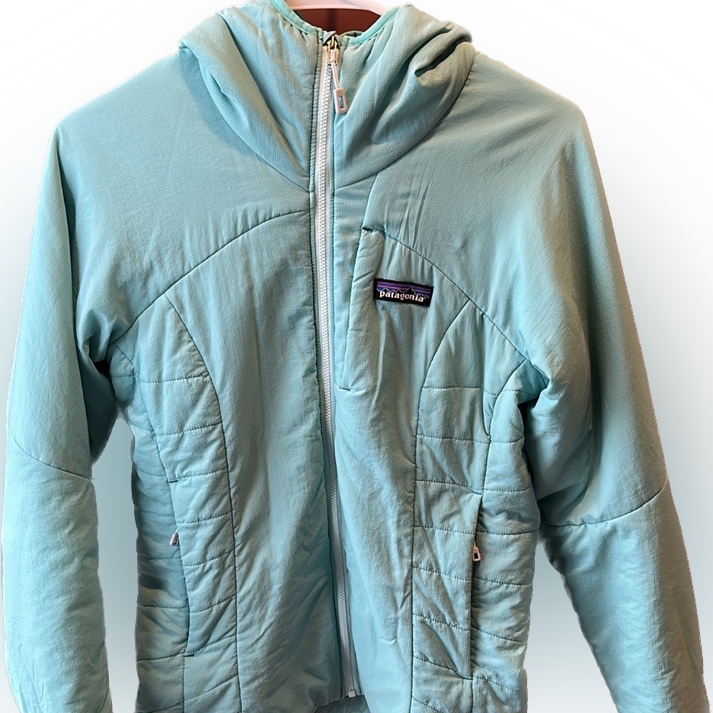 Patagonia Nano-Air Hooded Jacket Turquoise - Women's Sz Small